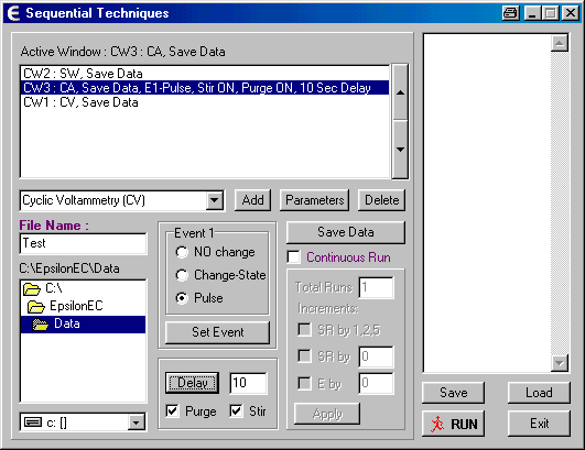Post-experiment operations